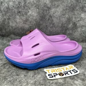 Hoka Ora Recovery Slide 3 Womens Sz 11 Men 9 Cyclamen Coastal Sky 1135061-CCSK